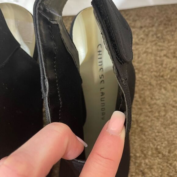 Chinese Laundry Women Peep Toe Slip-On Breathable Cut Out Ankle Booties SZ 7 - Picture 9 of 10